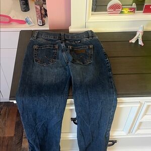 Wrangler Women's Dark Blue Boot Cut Jeans